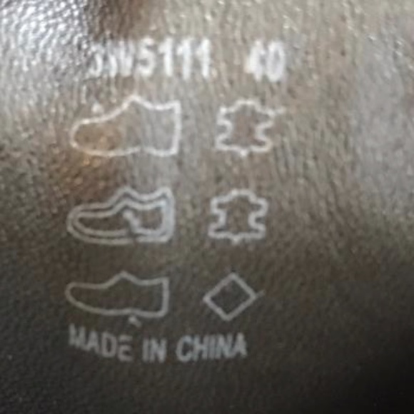 Prada Slouchy Leather Wedge/Platform Brown Knee High Heeled Boots - Picture 9 of 9